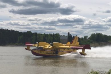 Providing aerial wildfire suppression services to the province of Manitoba, Canada
