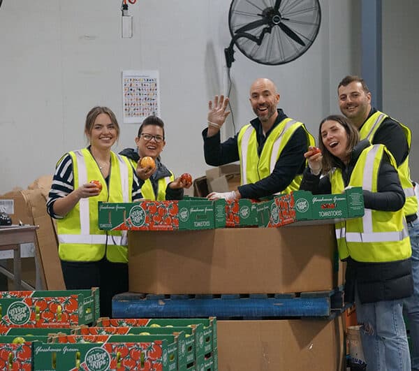 Volunteers in Australia taking part in a Be Kind Day