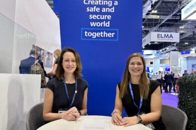 Irene Ainscough, Defence Director at TVS, and Louise Atkinson, Managing Director, Through Life Equipment Support, Babcock signing the memorandum of understanding