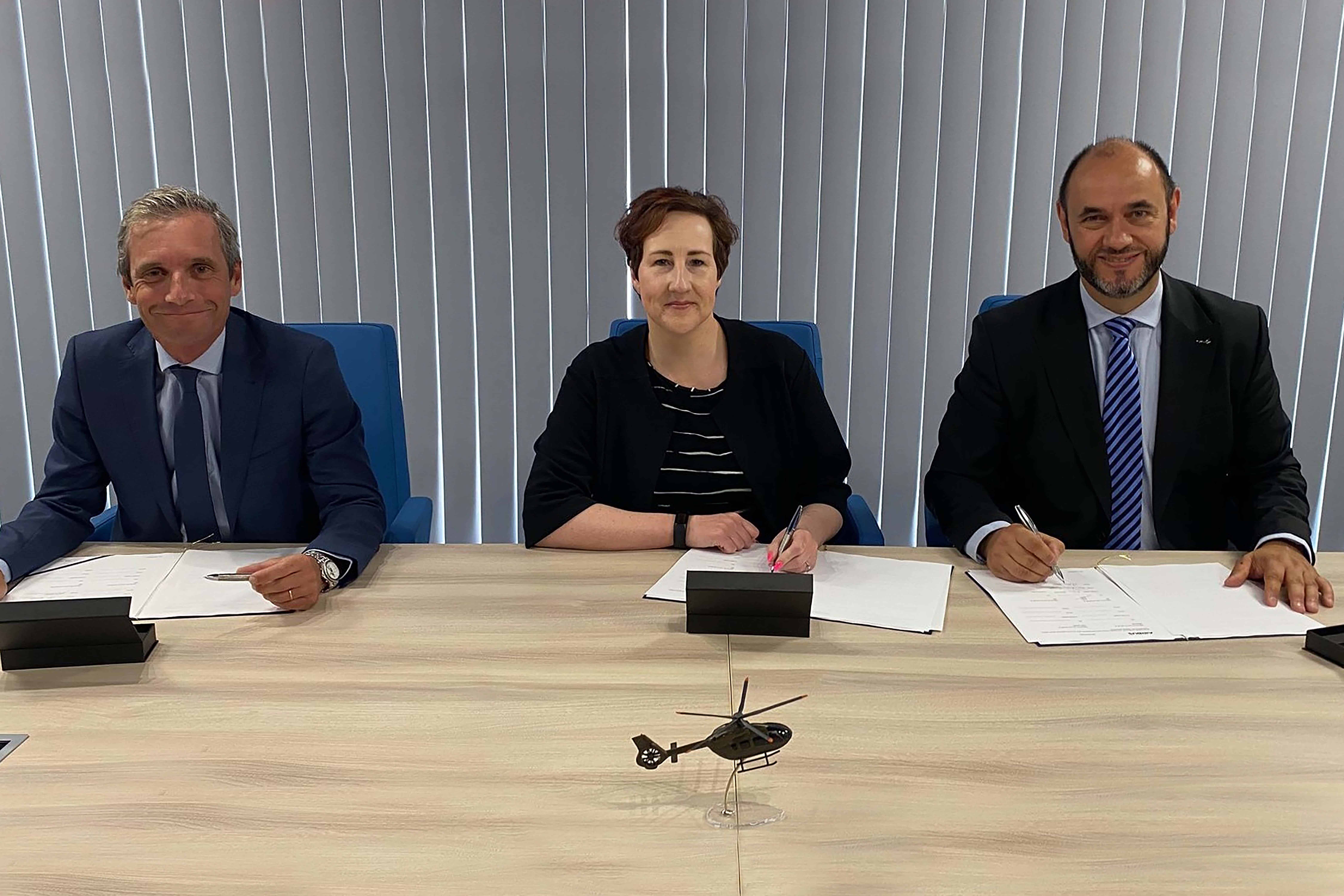 Thibaut Trancart - VP & GM EMEA, Jo Rayson, Managing Director, Babcock’s Training business, Ludovic Boistot, Head of Sales Eastern Europe and CIS, Airbus Helicopters
