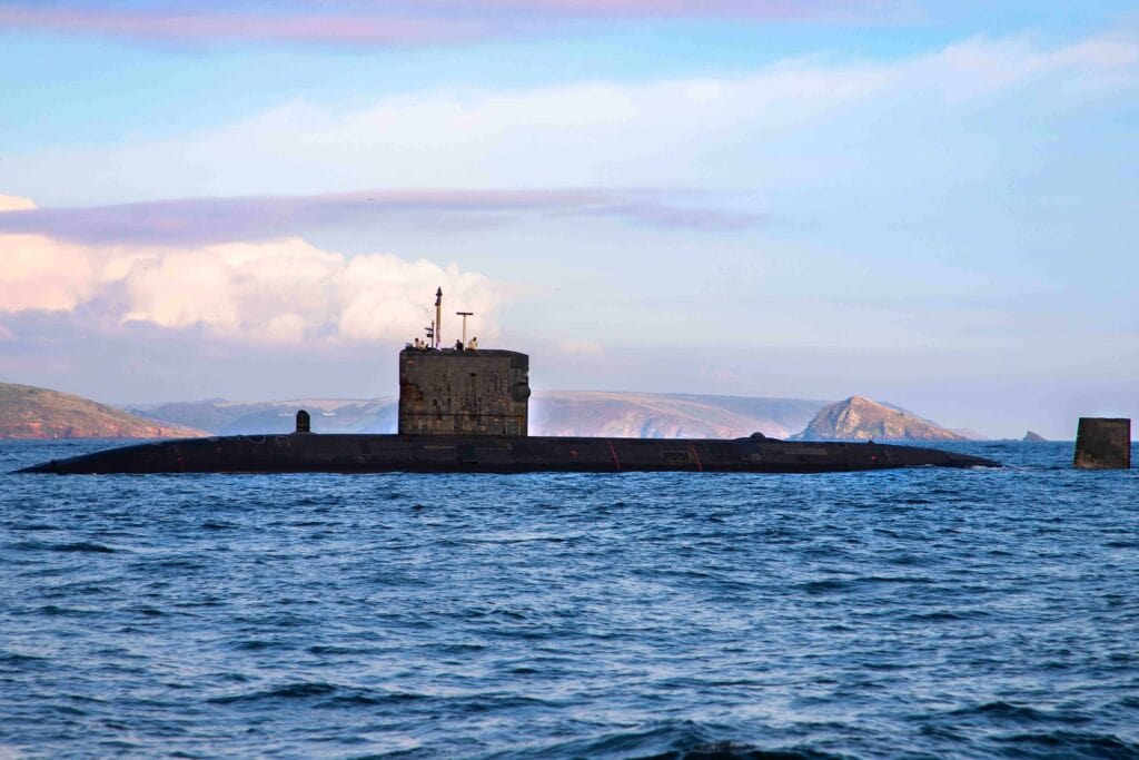 HMS Triumph on Plymouth sound