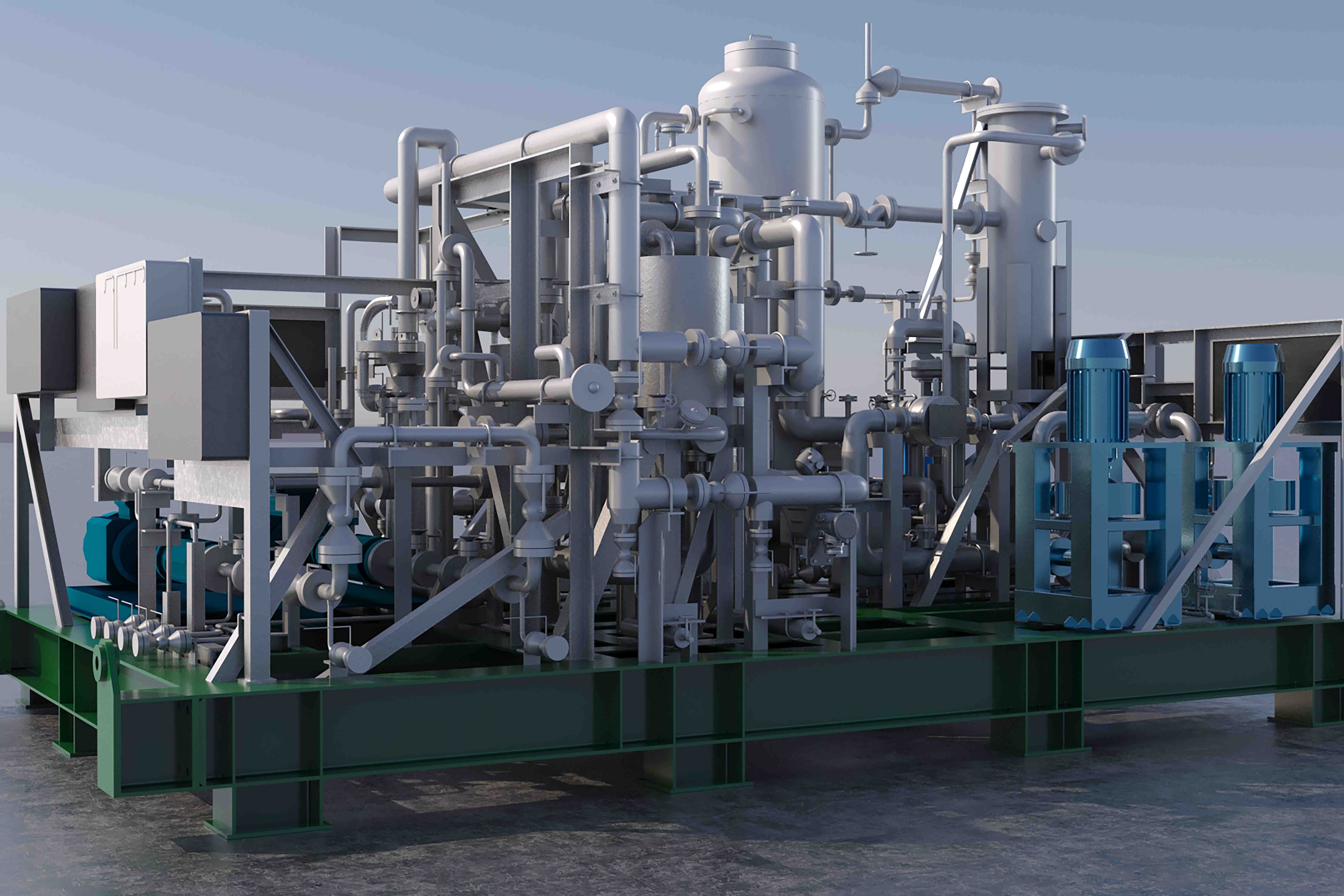 CGI image of Babcock ecoFGSS system