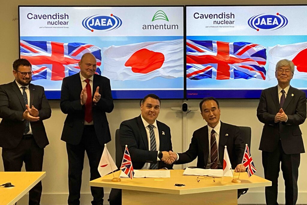 Monju Signing Cavendish Nuclear