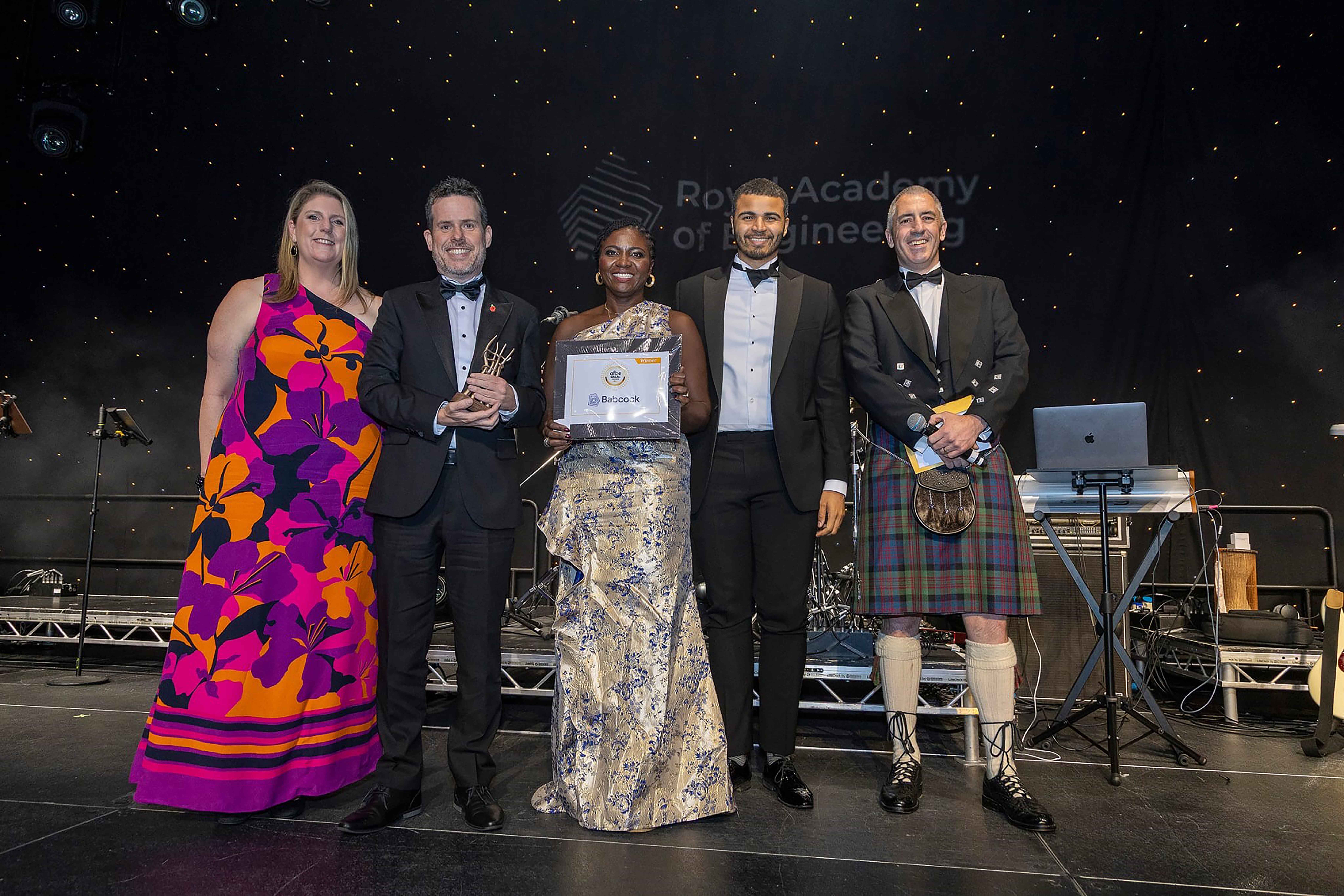 Babcock named Company of the Year at the Association of Black and Minority Ethic Engineers Gala and Awards 2025