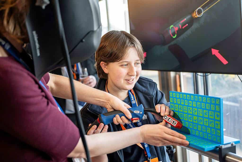 Schoolchildren engaged in STEM and engineering with Babcock at Westminster