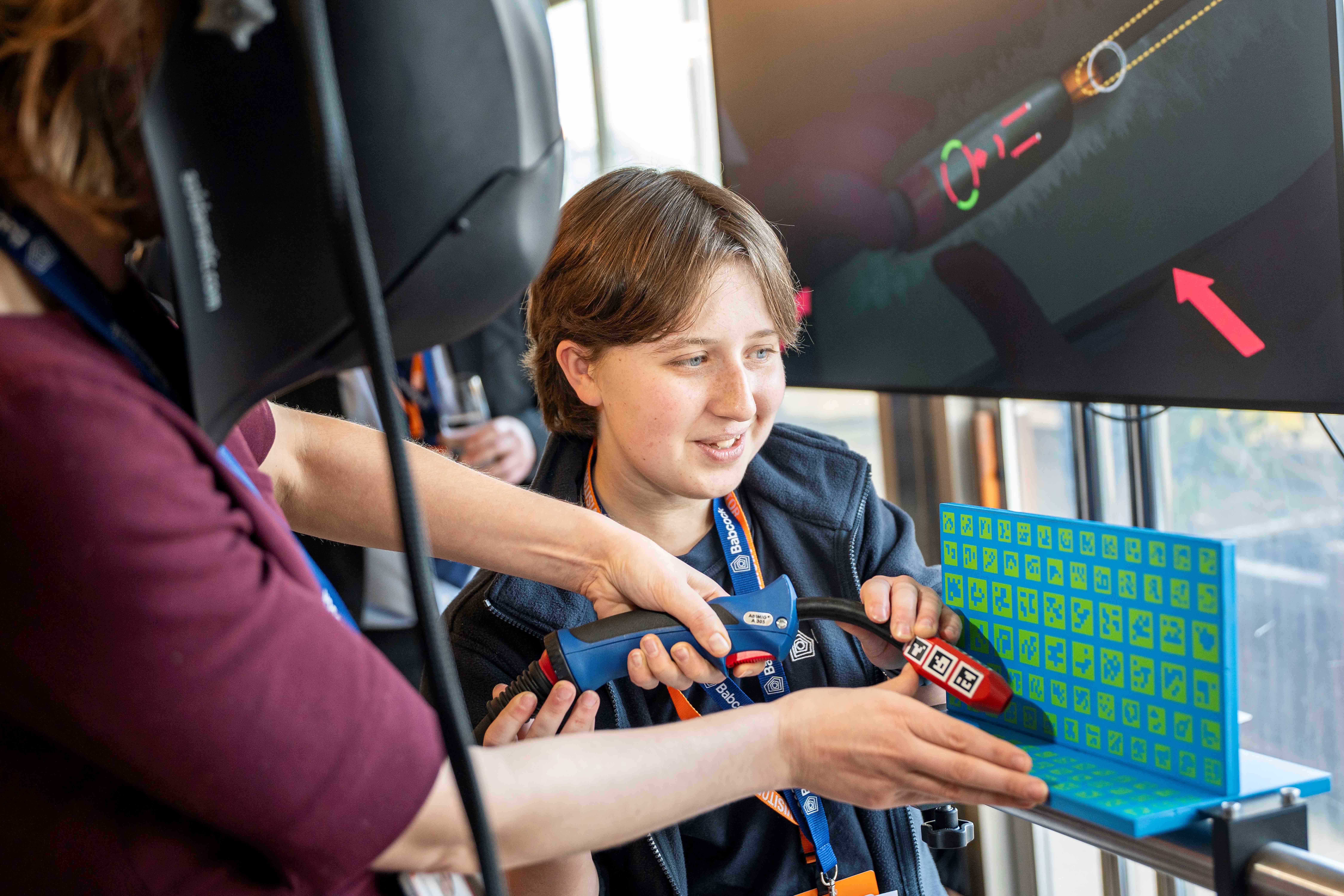 Schoolchildren engaged in STEM and engineering with Babcock at Westminster