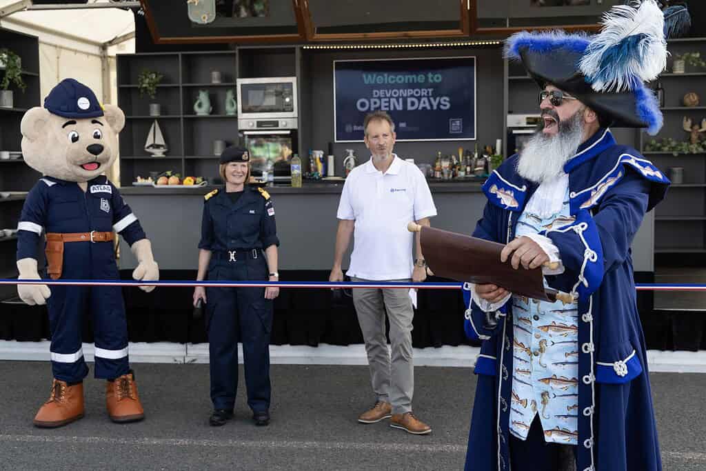 The opening of Babcock Devonport Open Days 2026