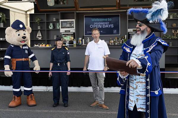 The opening of Babcock Devonport Open Days 2026