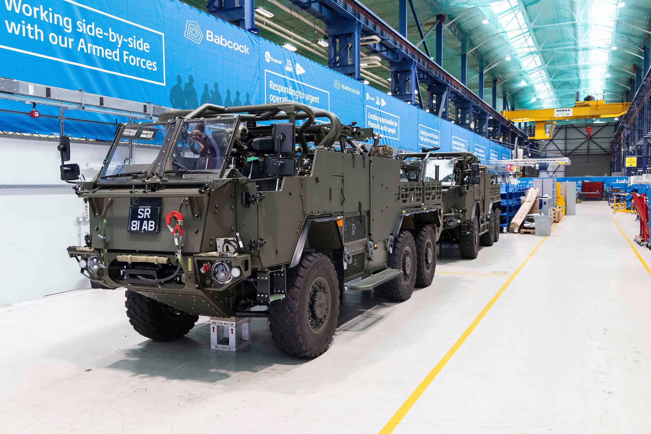 Landmark moment as final Jackal 3 rolls off Babcock production for British Army